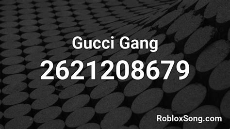 codes for gucci gang in roblox clothes|Roblox music codes Gucci gang.